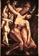 PROCACCINI, Giulio Cesare The Martyrdom of St Sebastian af oil